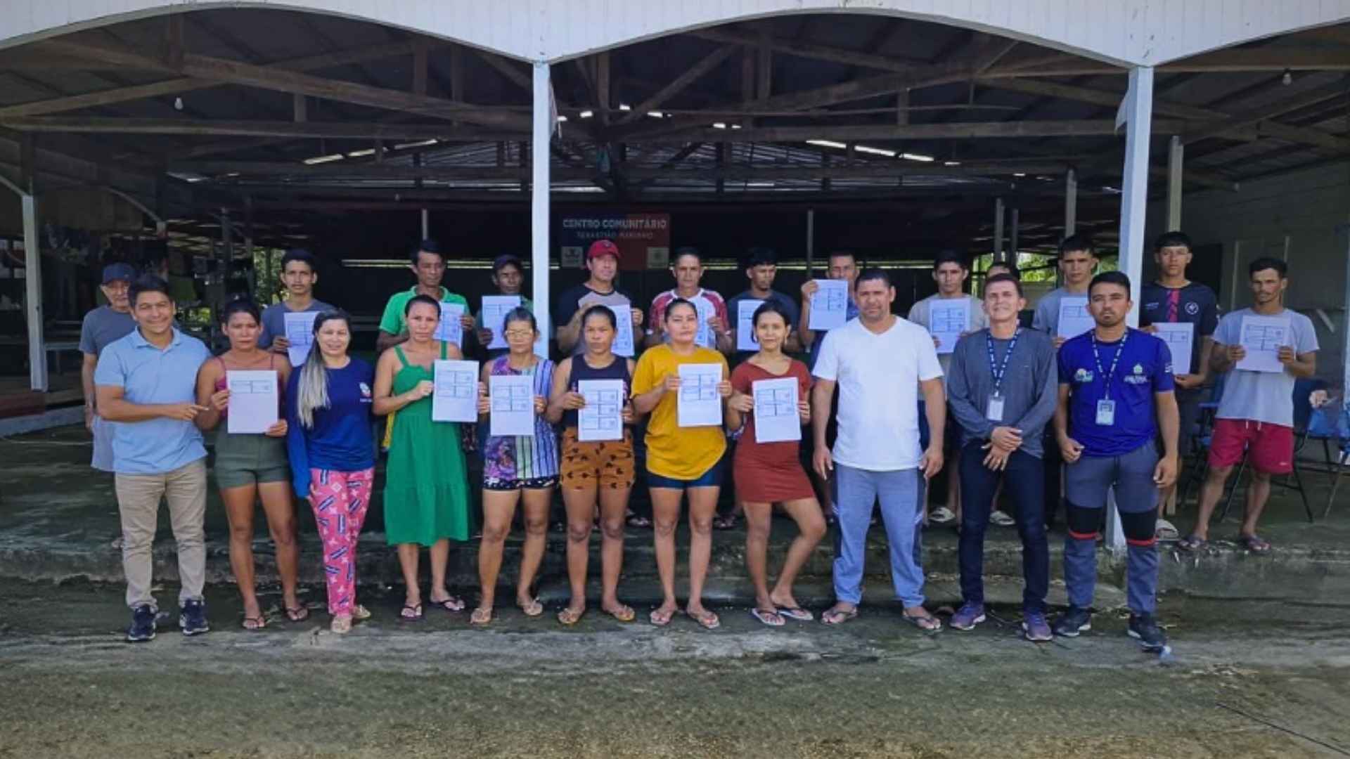Hoje finalizamos a emissão de CAF na Comunidade de Vencedor e Mirití realizado pelo IDAM JAPURÁ