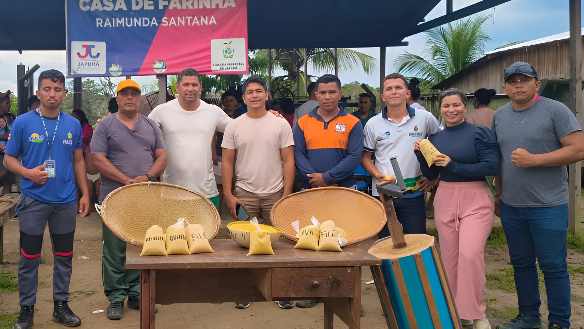 Hoje foi a vez da Comunidade Mirití no Auti-paraná a receber os Integrantes do IDAM