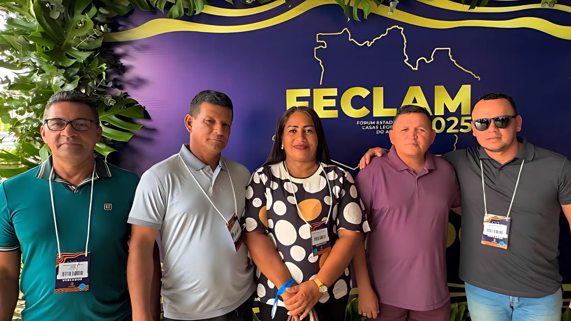 Vereadores de Japurá participam da abertura do 5º FÓRUM ESTADUAL DAS CASAS LEGISLATIVAS DO AMAZONAS (FECLAM) oferecido pela @assembleiaam em Manaus. (1)